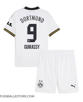 Günstige Borussia Dortmund Serhou Guirassy #9 3rd trikot Kinder 2024-25 Kurzarm (+ Kurze Hosen)